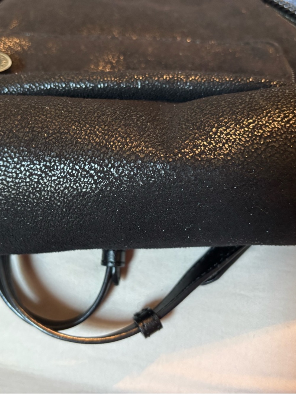 Stella McCartney Falabella Mini Backpack Black Shaggy Deer - Very Good - W/ Card - Picture 3 of 16